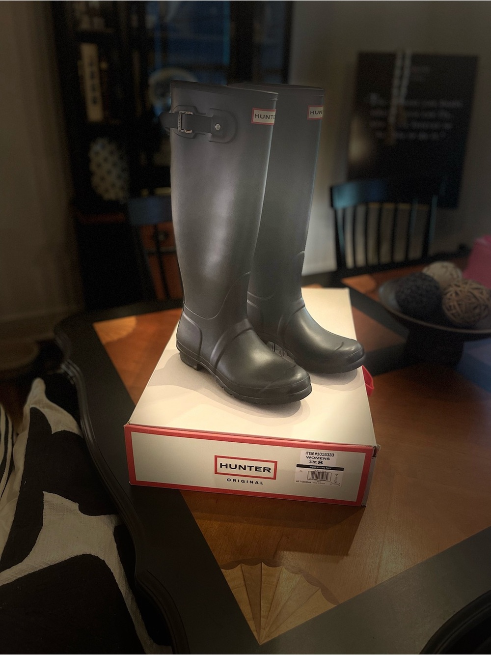 Hunter Tall Original Rain Boots in Black